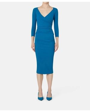Chiara Boni Arixa Midi Dress - Blue