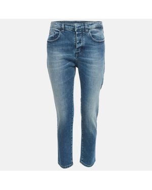 N°21 N21 Washed Denim Skinny Jeans M Waist - Blue