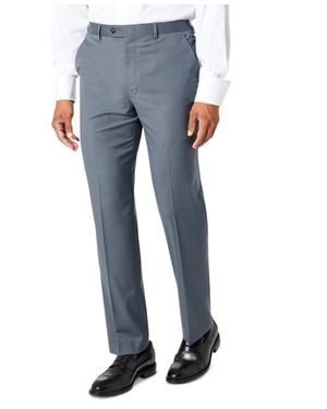 Sean John Classic Fit Solid Suit Pants - Blue