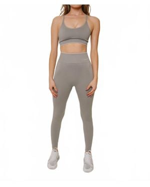 Lovyt Nudes Rib Bra - Gray
