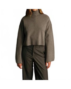 DELUC Chuck Turtleneck Sweater - Brown