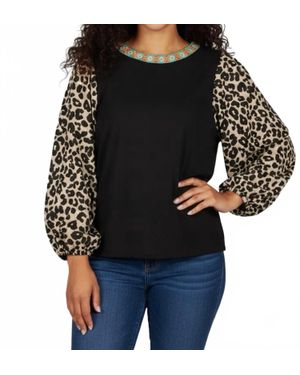 Washco Tayler Long Sleeve Top - Black