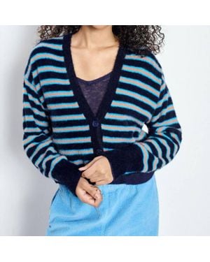 American Vintage Pluzy Cardigan - Blue