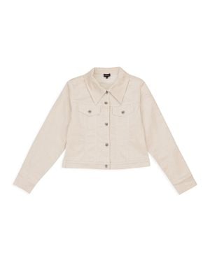CALLIPYGIAN Stretch Off Corduroy Jacket - Natural
