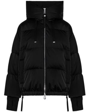 DUNO Piumino Corto Oversize Puffer Jacket - Black