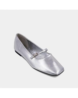 Shu Shop Adele Ballet Shoes - Metallic