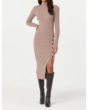 Astr Soryn Sweater Midi Dress - Natural
