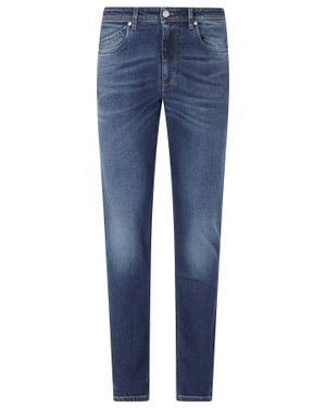 Re-hash Rubens 5 Tasche Cotone Elastan Jean - Blue