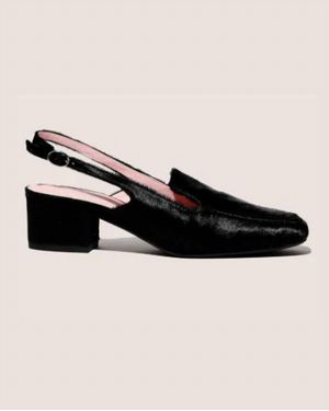 Gini & Albert Lolo Slingback Sandals - Black