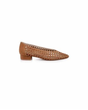 L'Agence Alsace Ballet Flats - White