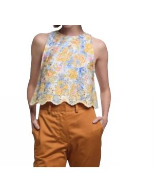 Kika Vargas Gemma Sleeveless Top - Multicolor