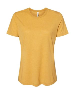 Bella Canvas Relaxed Fit Triblend Tee - Yellow