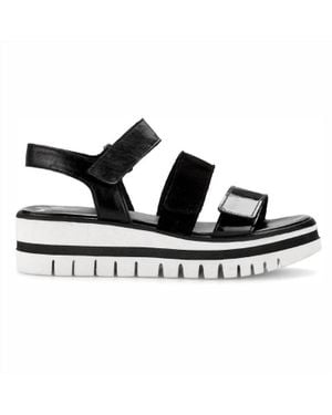 Gabor 4.620 Wedge Sandal - Black