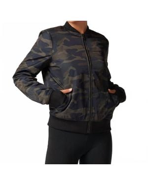 BLANC NOIR Reversible Bomber Jacket - Black