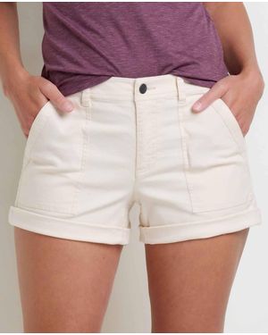 Toad & Co. Earthworks Camp Short - White