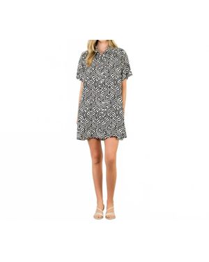 Thml Emory Mini Shirt Dress - Gray