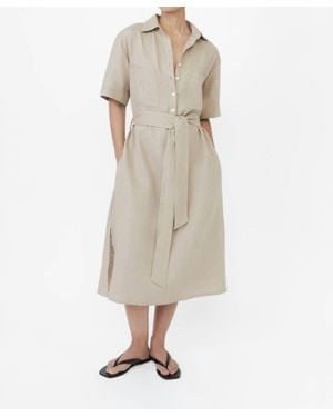 Dāl the Label Midi Shirtdress - Natural