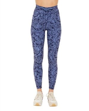 The Upside Nouveaux 25" Midi Pant - Blue