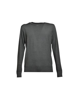 Aspesi Dark Wool Crewneck Sweater - Gray