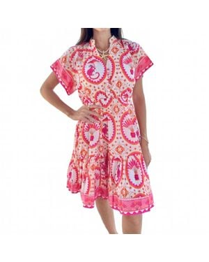IslaPayal Rhodes Mini Dress - Pink