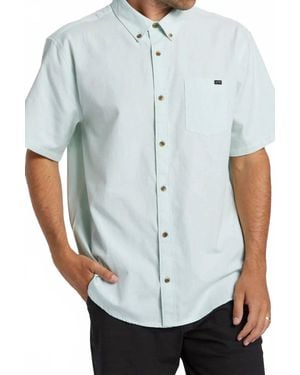 Billabong All Day Short Sleeve Woven Shirt - Blue