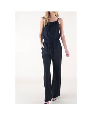 12pm By Mon Ami Sleeveless Jumpsuit - Blue