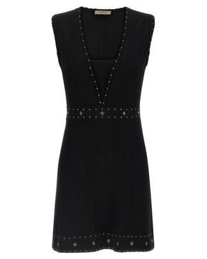 Twinset Rhinestone Studded Dress - Black