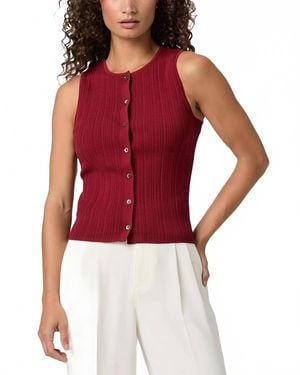 PAIGE Leira Sweater Tank - Red