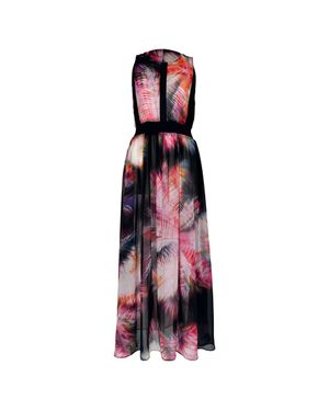 Sandro Sandro Flower Printed Midi Dress - Red