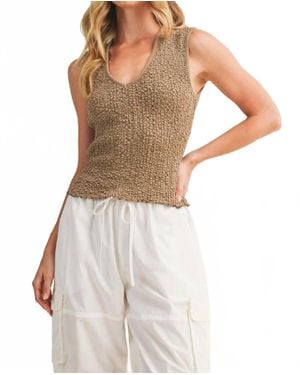 Kld. Signature Essential Textured Tank - White