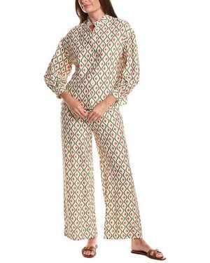 ANNA KAY 2Pc Margotte Top & Pant Set - White