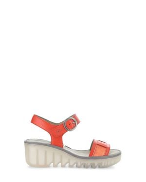 Fly London Beik Sandal - Red