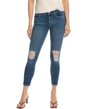 DL1961 Florence Skinny Midrise Ankle Jeans - Blue