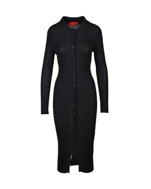 Wild Cashmere Chemise Dress Silk Cashmere - Black