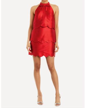 mestiza Cannes Convertible Mini Dress - Red