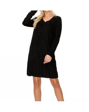 Joh Aurora V Neck With Pocket Dress - Black