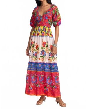 Johnny Was Roumba Maxi Dress - Red