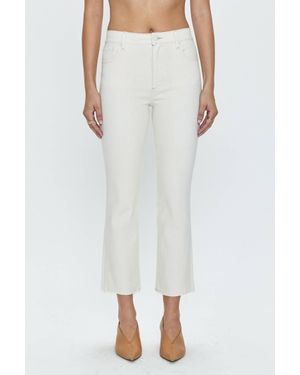 Pistola Lennon High Rise Crop Boot Pant - White