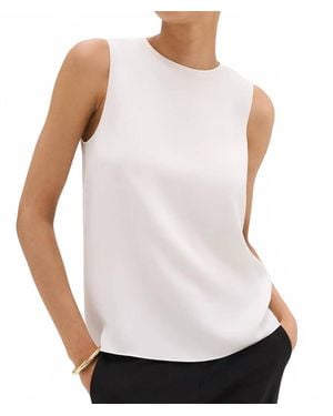 Theory Straight Shell Top - White
