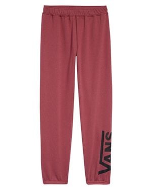 Vans Girls Flying V Sweatpants Hawthorn Rose Tapered Leg Jogger Red569