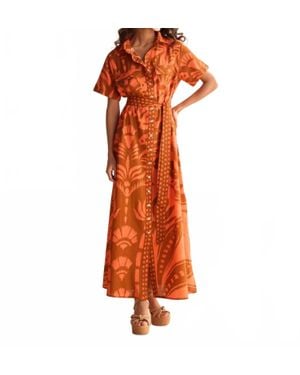 Omika Amira Maxi Dress - Orange