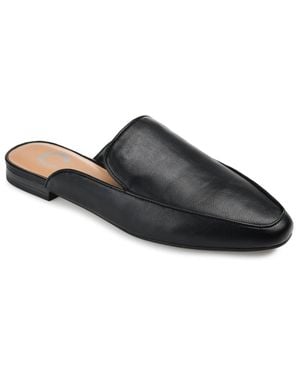 Journee Collection Collection Wide Width Akza Mule - Black