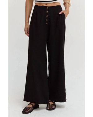 Crescent Samara High Waisted Pant - Black