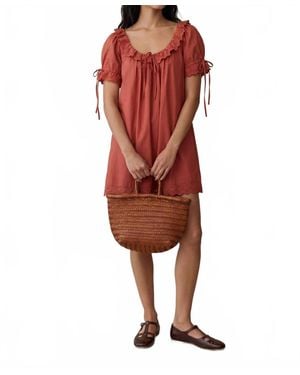 Few Moda Juliet Cotton Dress - Red