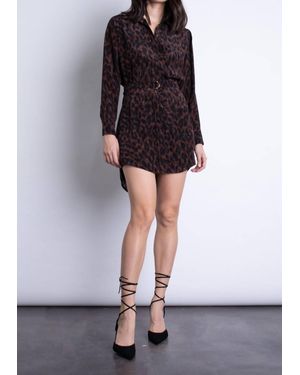 Karina Grimaldi Kylie Print Mini Dress - White