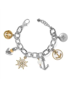 Brighton Anchors Aweigh Charm Bracelet - Metallic