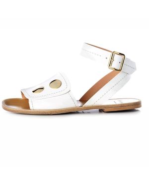 Lou.Earl Pierrette Flat Sandals - Metallic