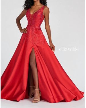 Ellie Wilde Prom Dress - Red