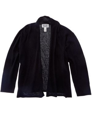 Autumn Cashmere Easy Crop Cashmere-Blend Cardigan - Blue