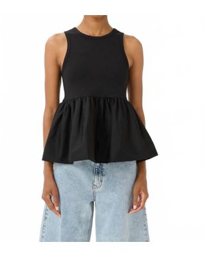 Gestuz Lanza Sleeveless Top - Black